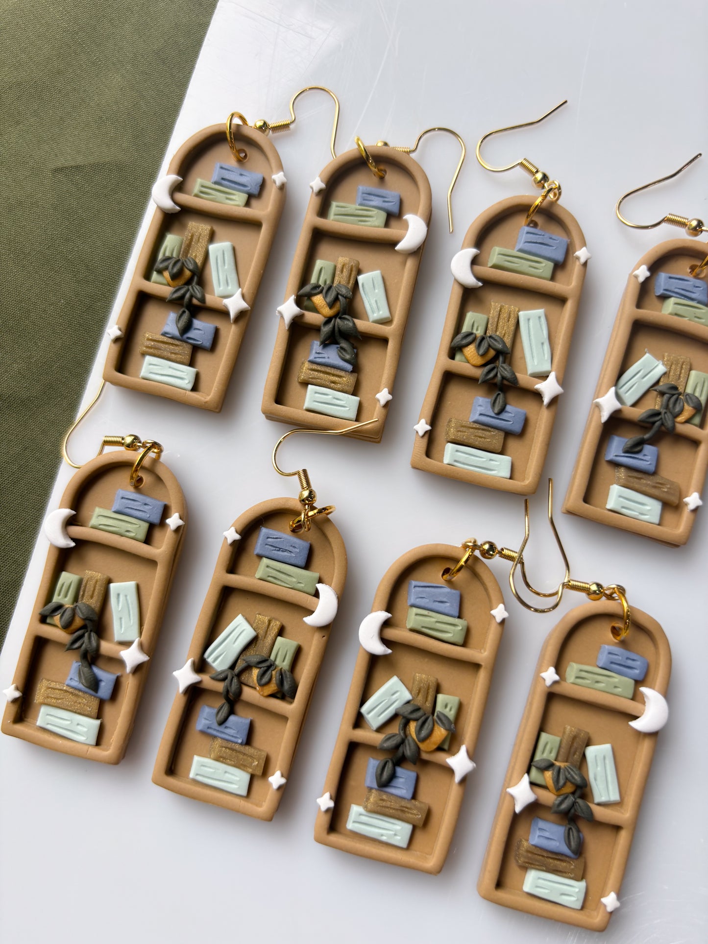 BOOKSHELF EARRINGS