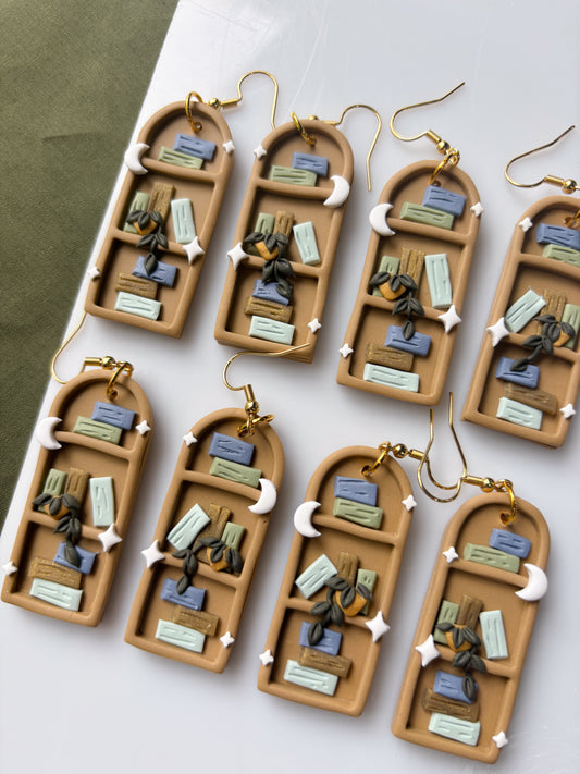 BOOKSHELF EARRINGS