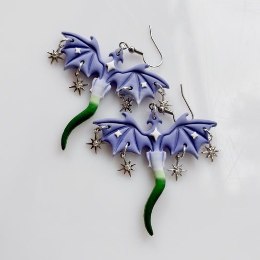 GENDERQUEER PRIDE EARRINGS (DRAGONS)