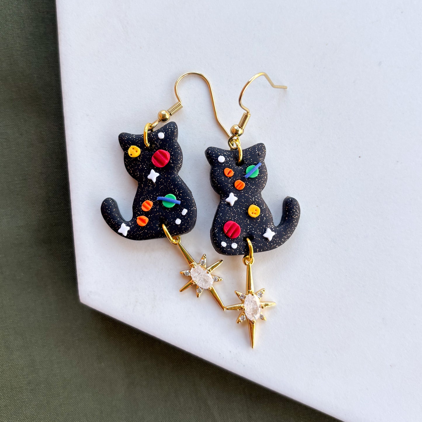SPACE CAT EARRINGS