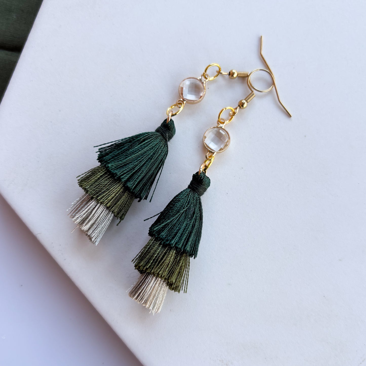 TASSEL CHARM EARRINGS