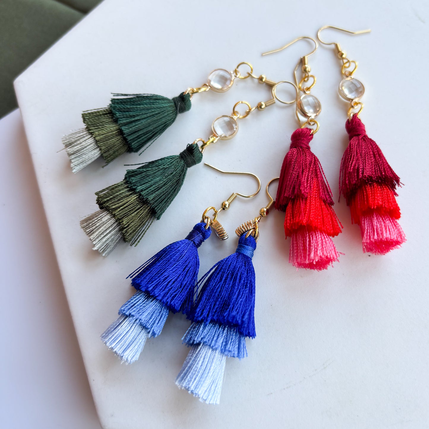 TASSEL CHARM EARRINGS