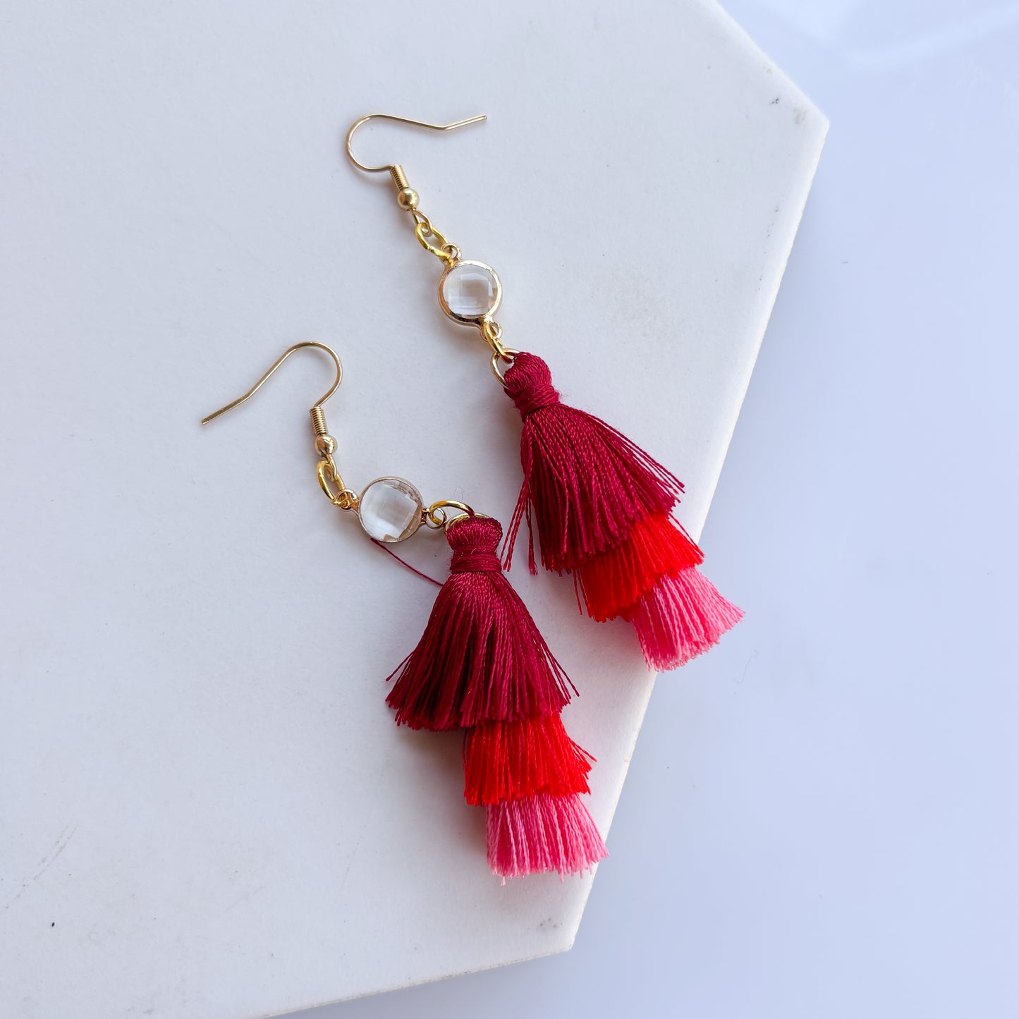 TASSEL CHARM EARRINGS