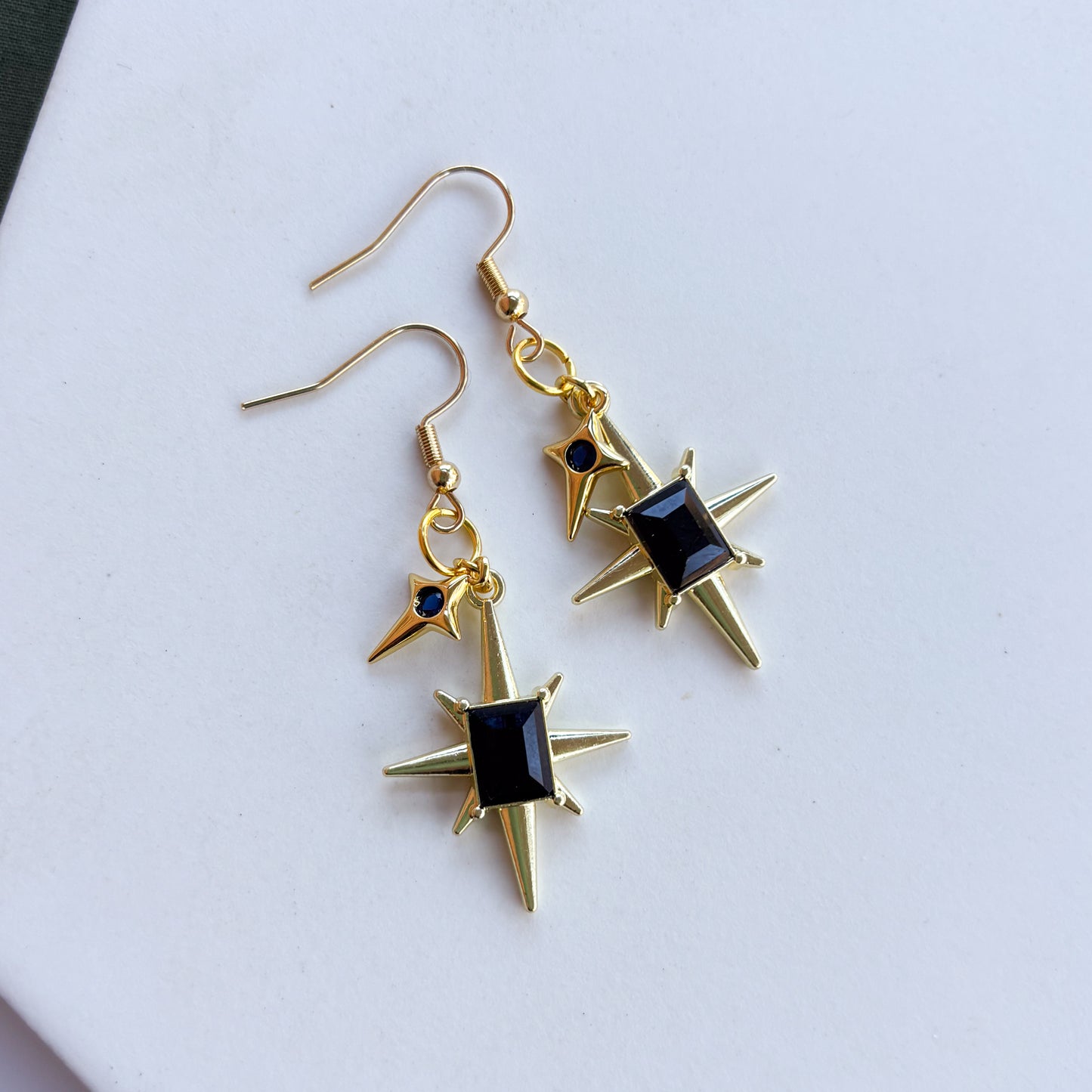STAR & GEM DUO CHARM EARRINGS