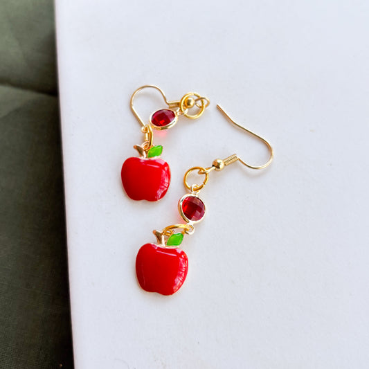 APPLE CHARM EARRINGS