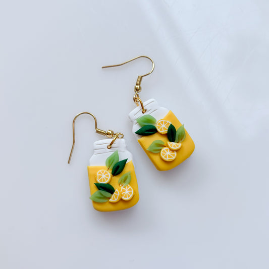 LEMONADE JAR EARRINGS