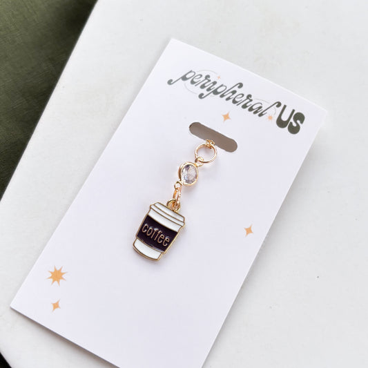 COFFEE CHARM NECKLACE