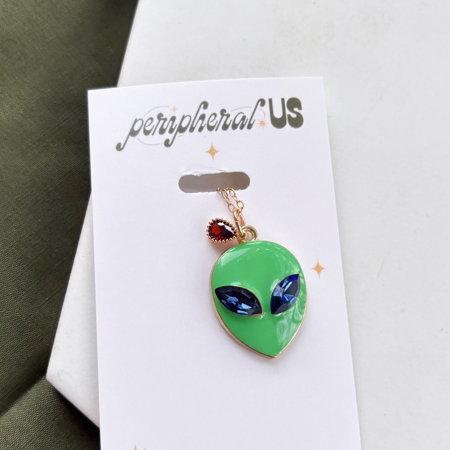 ALIEN CHARM NECKLACE