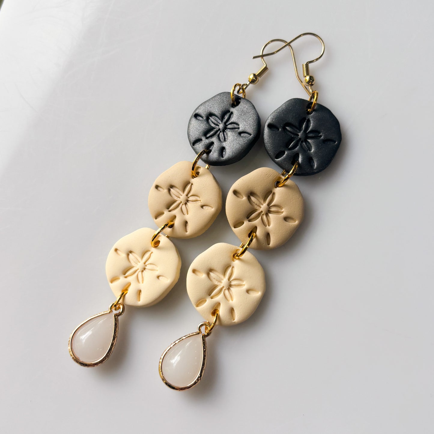 SAND DOLLAR TRIO EARRINGS