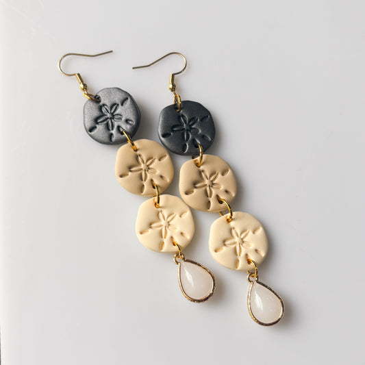 SAND DOLLAR TRIO EARRINGS