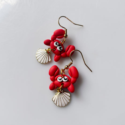 BALLOON ART CRAB EARRINGS
