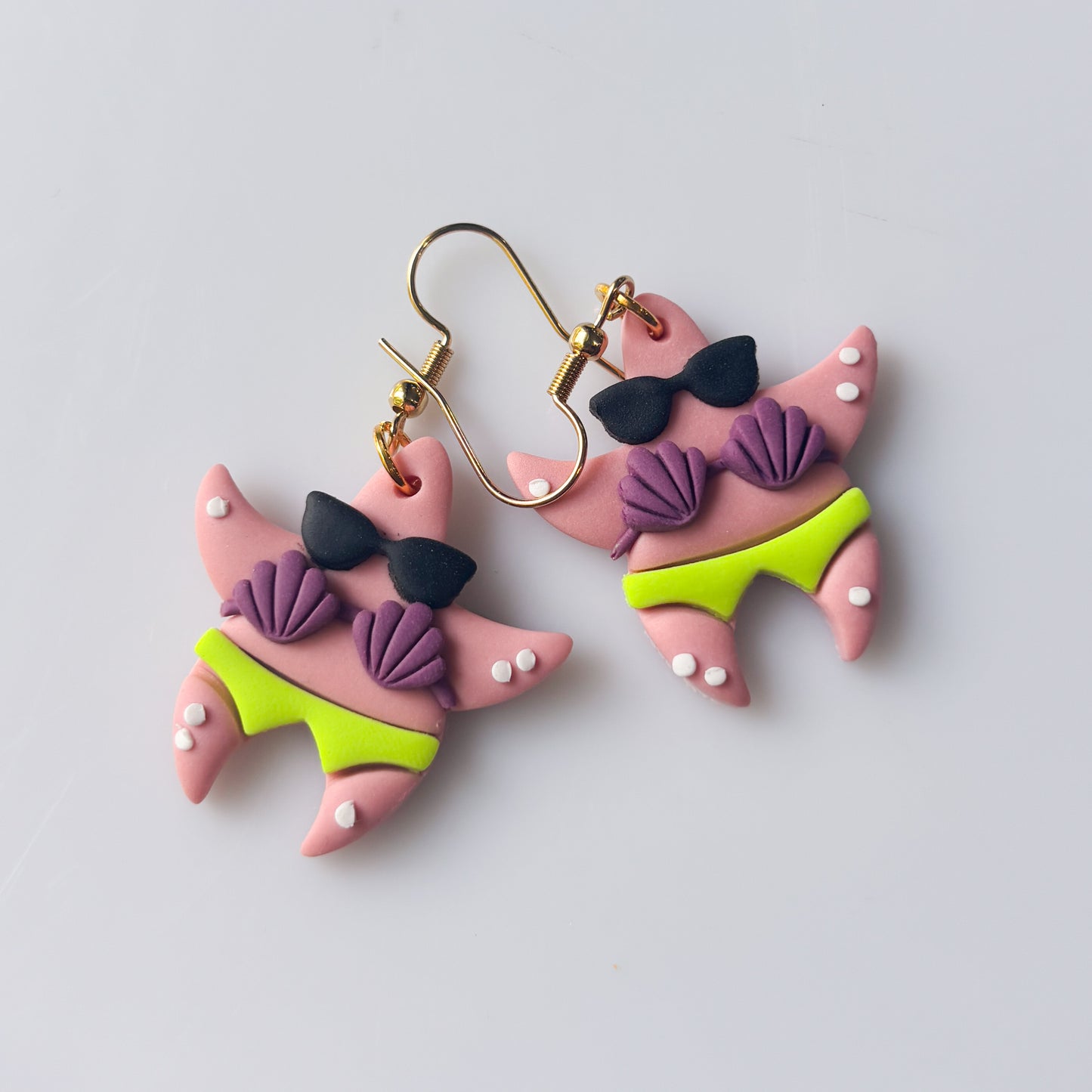 PATRICK STAR & SUNGLASSES EARRINGS