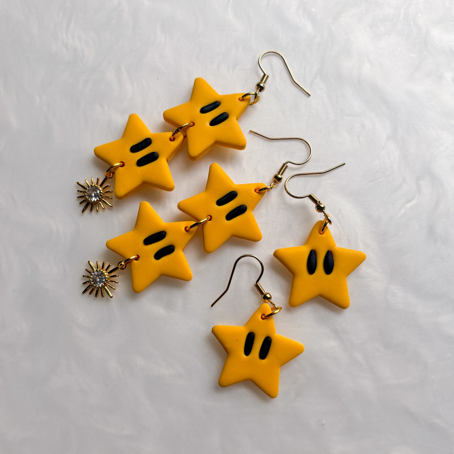 SUPER MARIO STAR DUO + CHARM EARRINGS