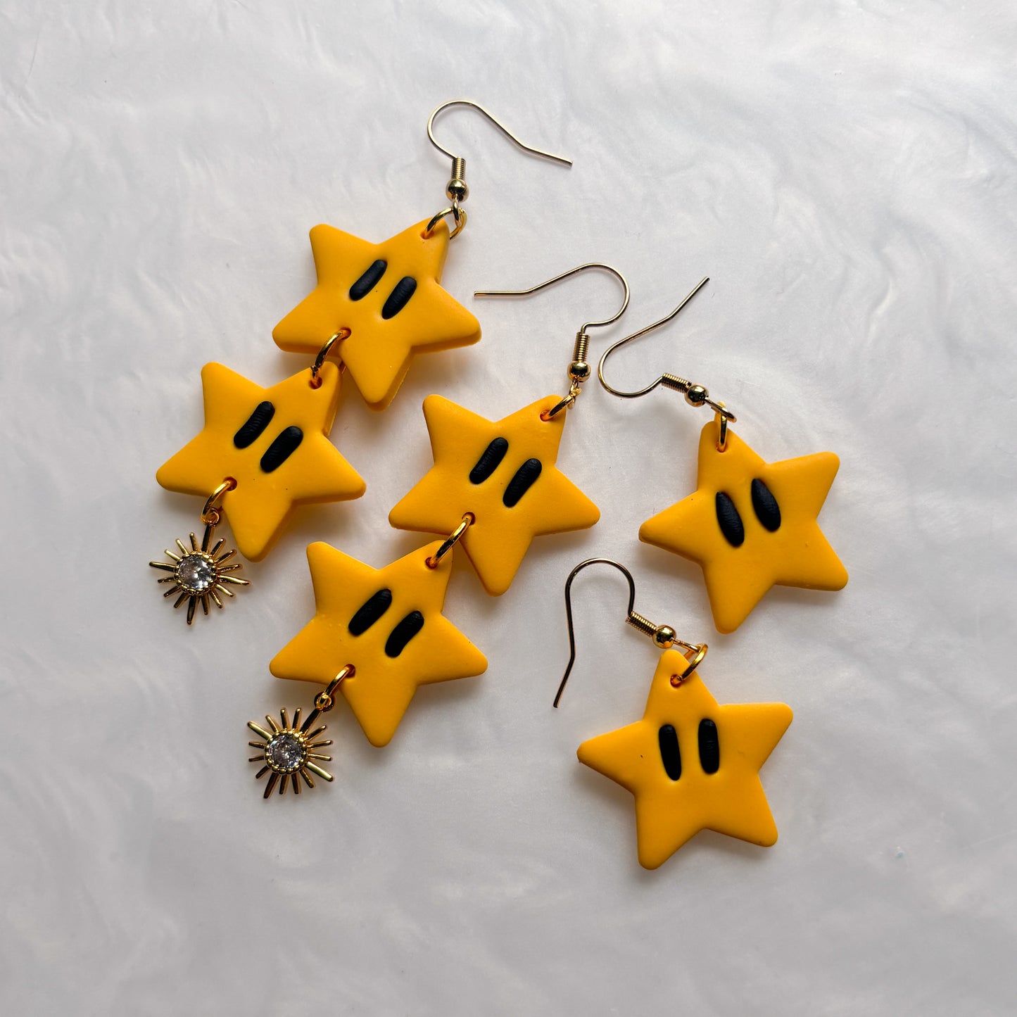 SUPER MARIO STAR DUO + CHARM EARRINGS