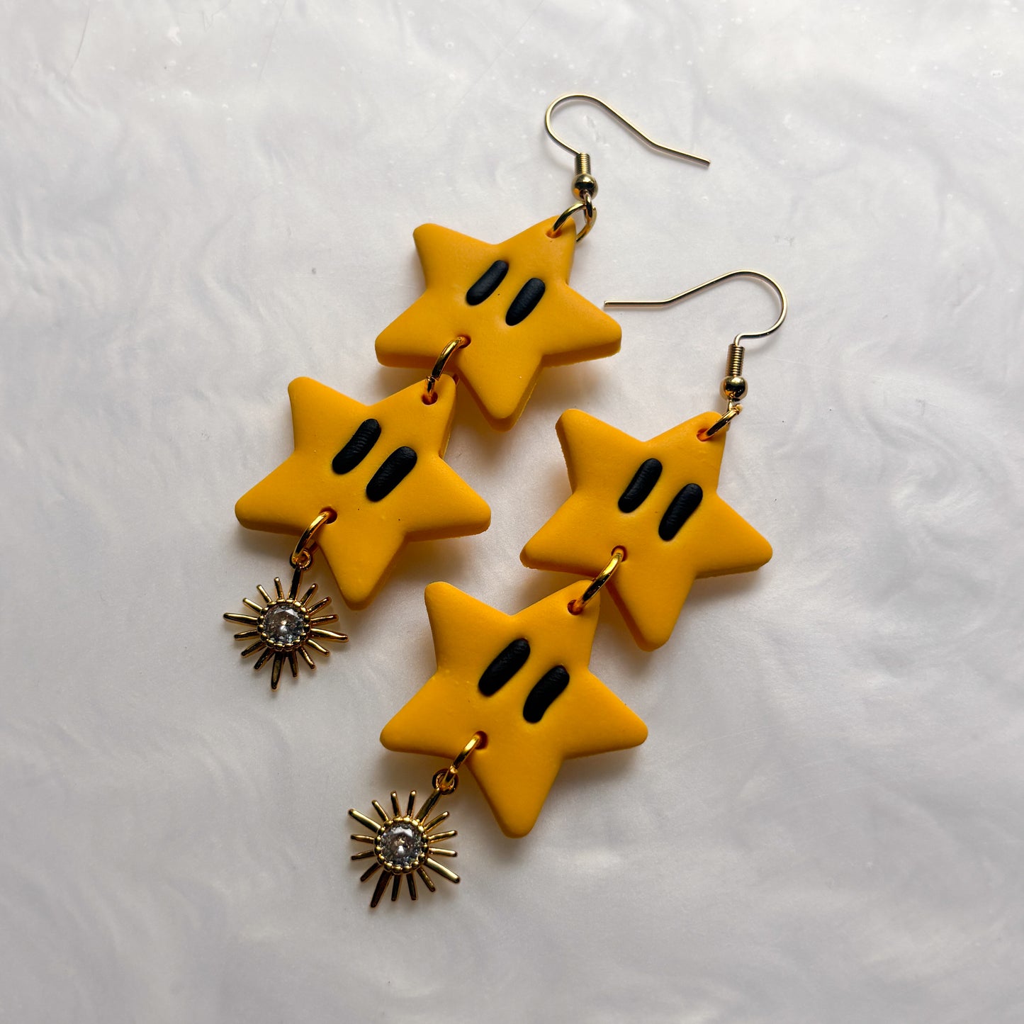 SUPER MARIO STAR DUO + CHARM EARRINGS