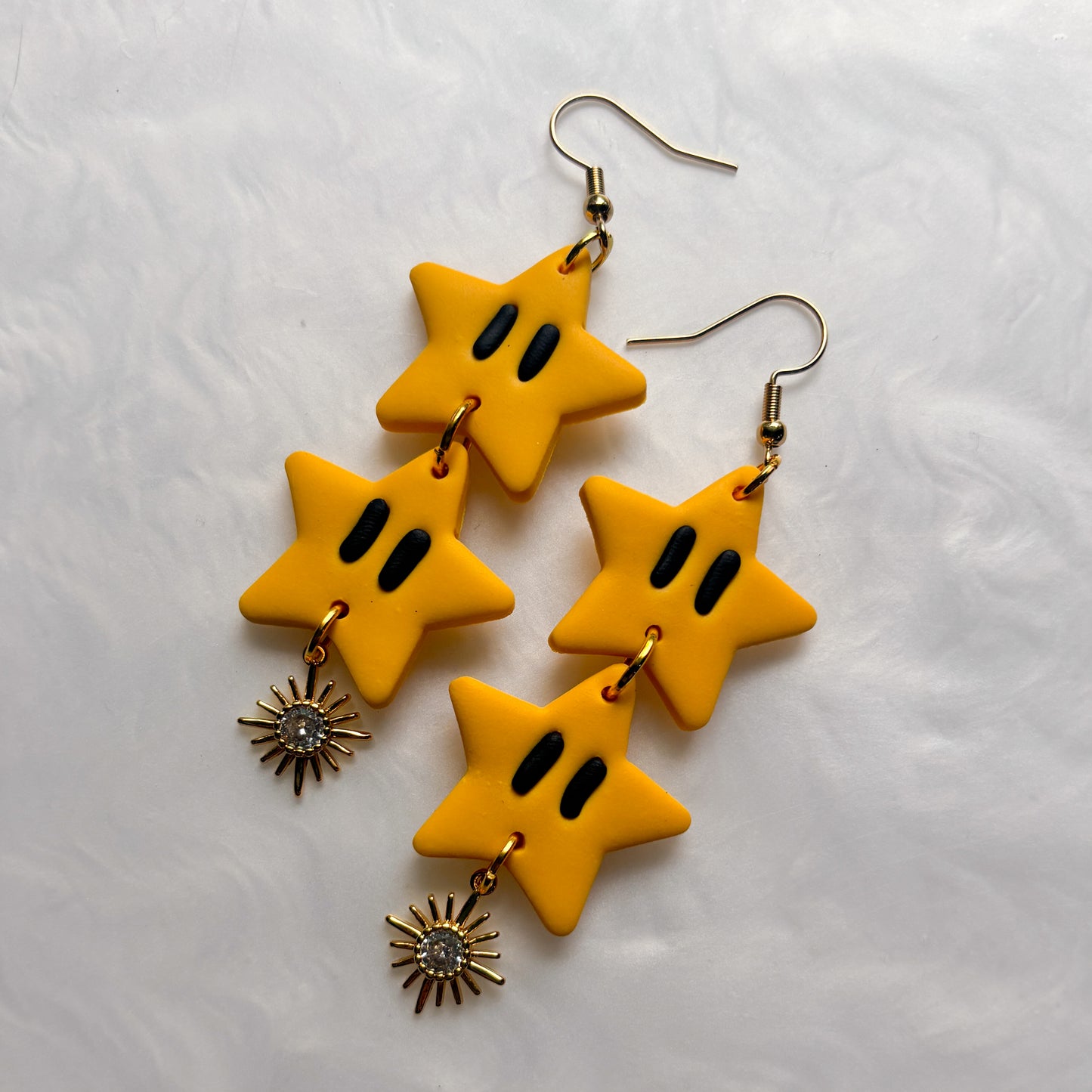SUPER MARIO STAR DUO + CHARM EARRINGS