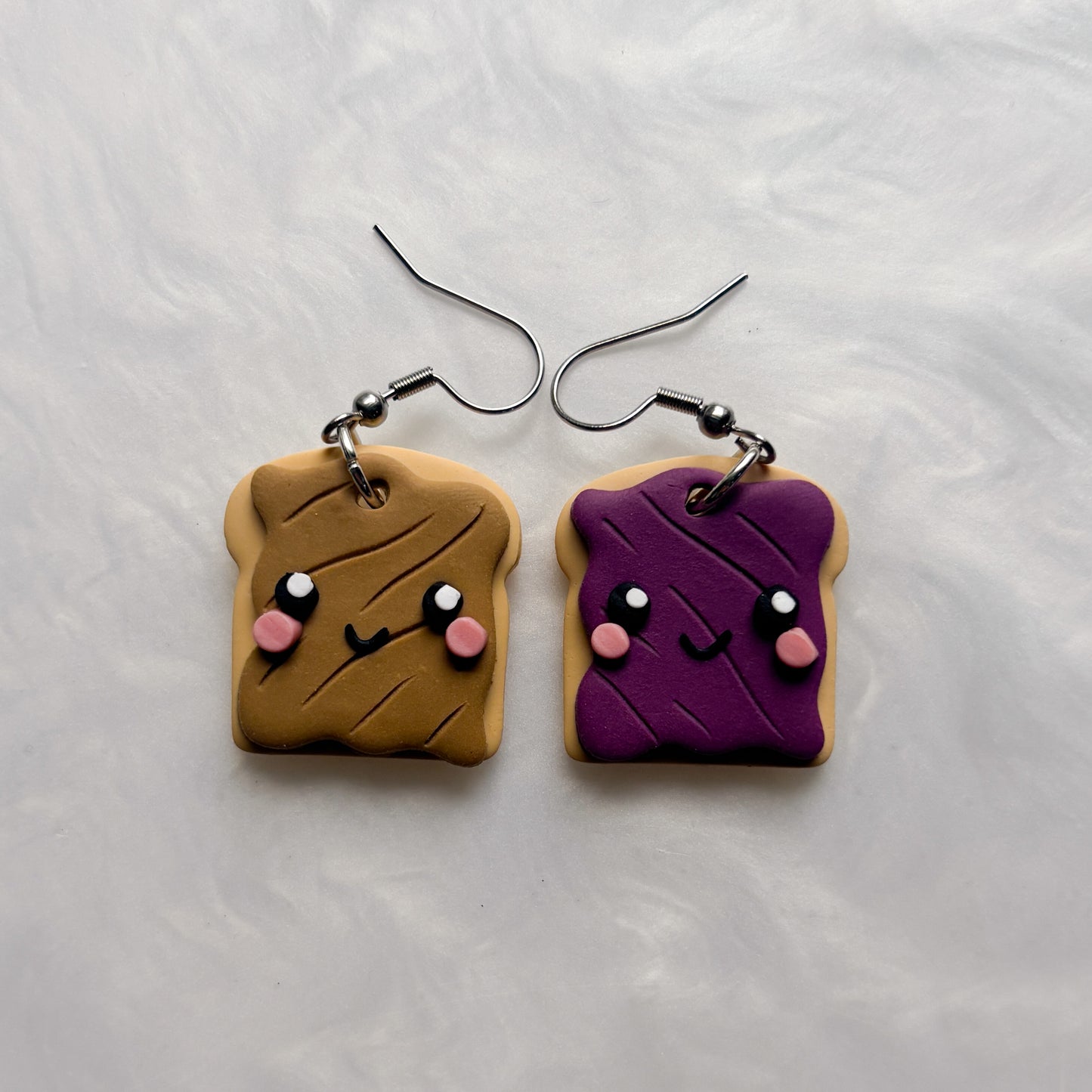 PEANUT BUTTER JELLY EARRINGS