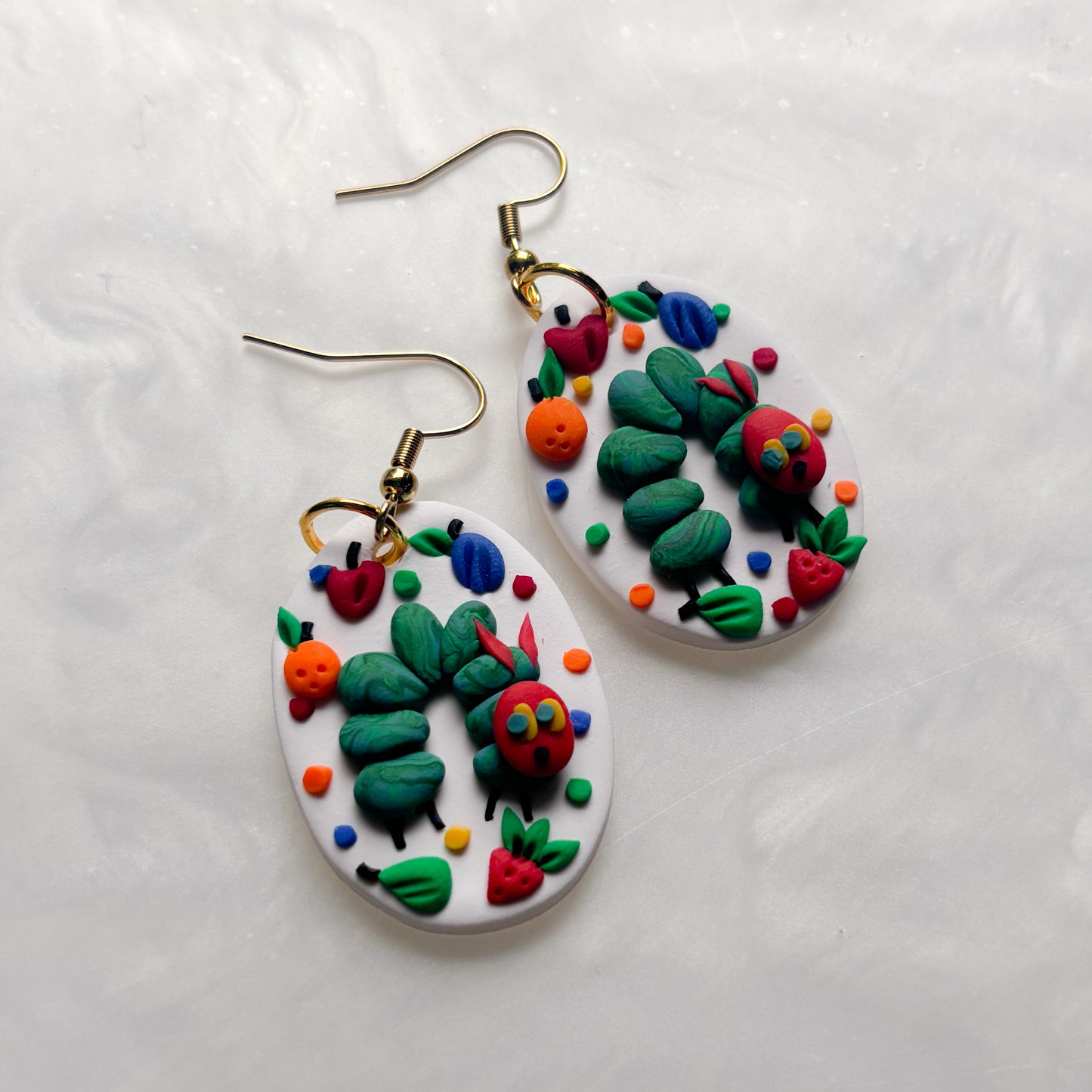HUNGRY CATERPILLAR EARRINGS