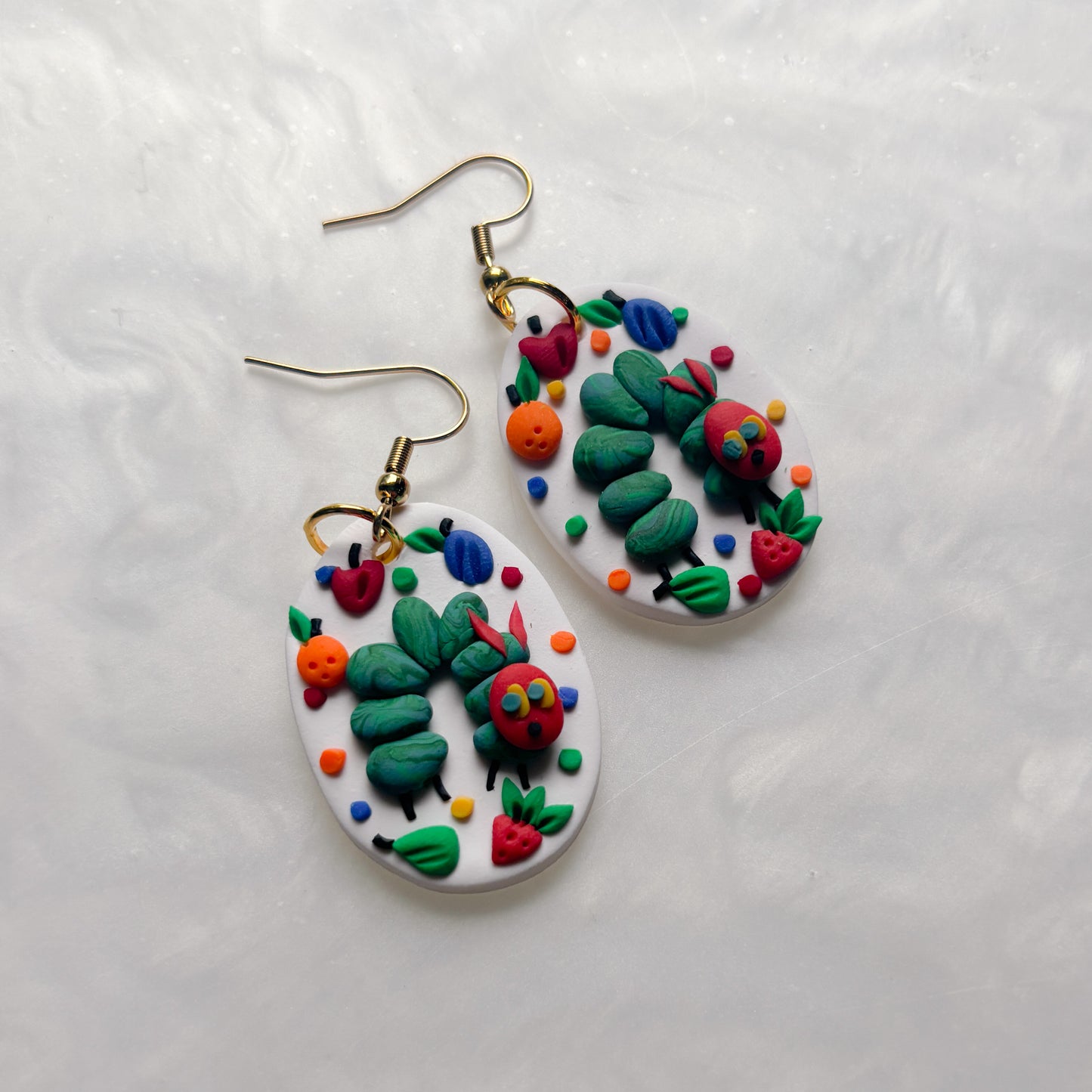 HUNGRY CATERPILLAR EARRINGS