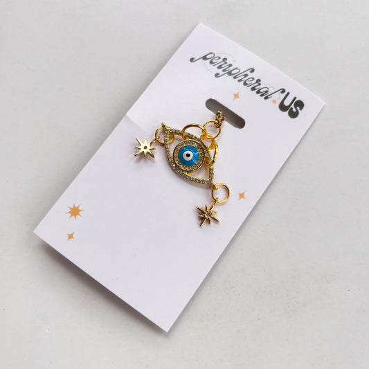 EVIL EYE & STAR CHARM NECKLACE