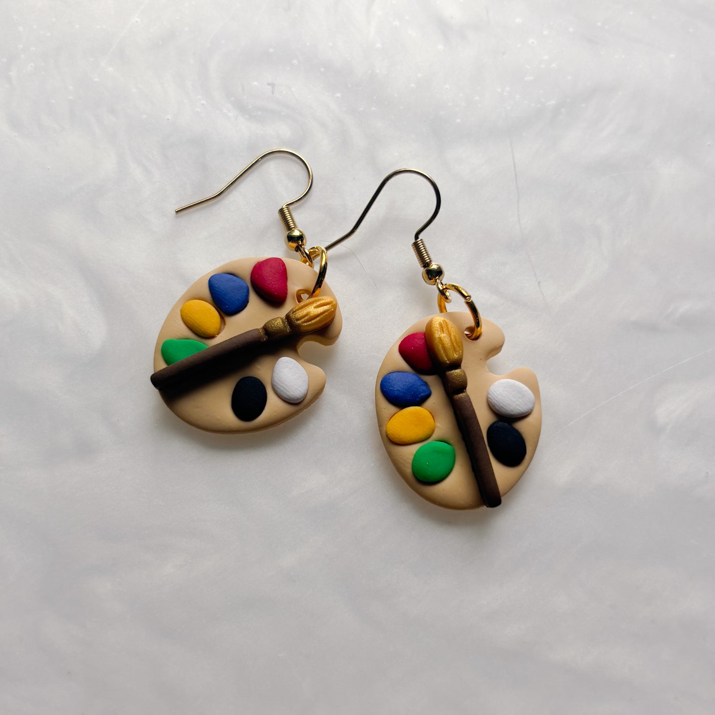 ARTIST PAINT PALETTE EARRINGS