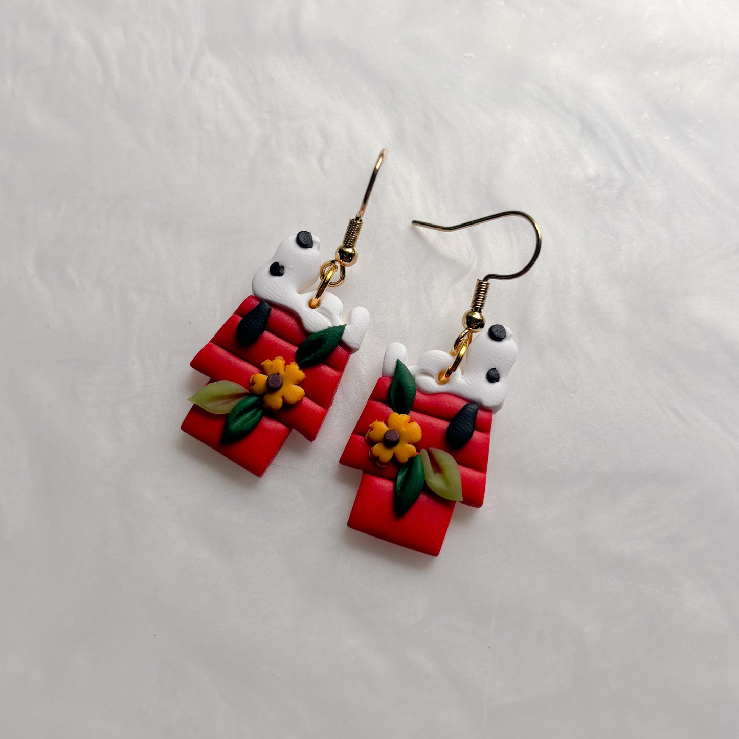 SNOOPY SUNFLOWER EARRINGS