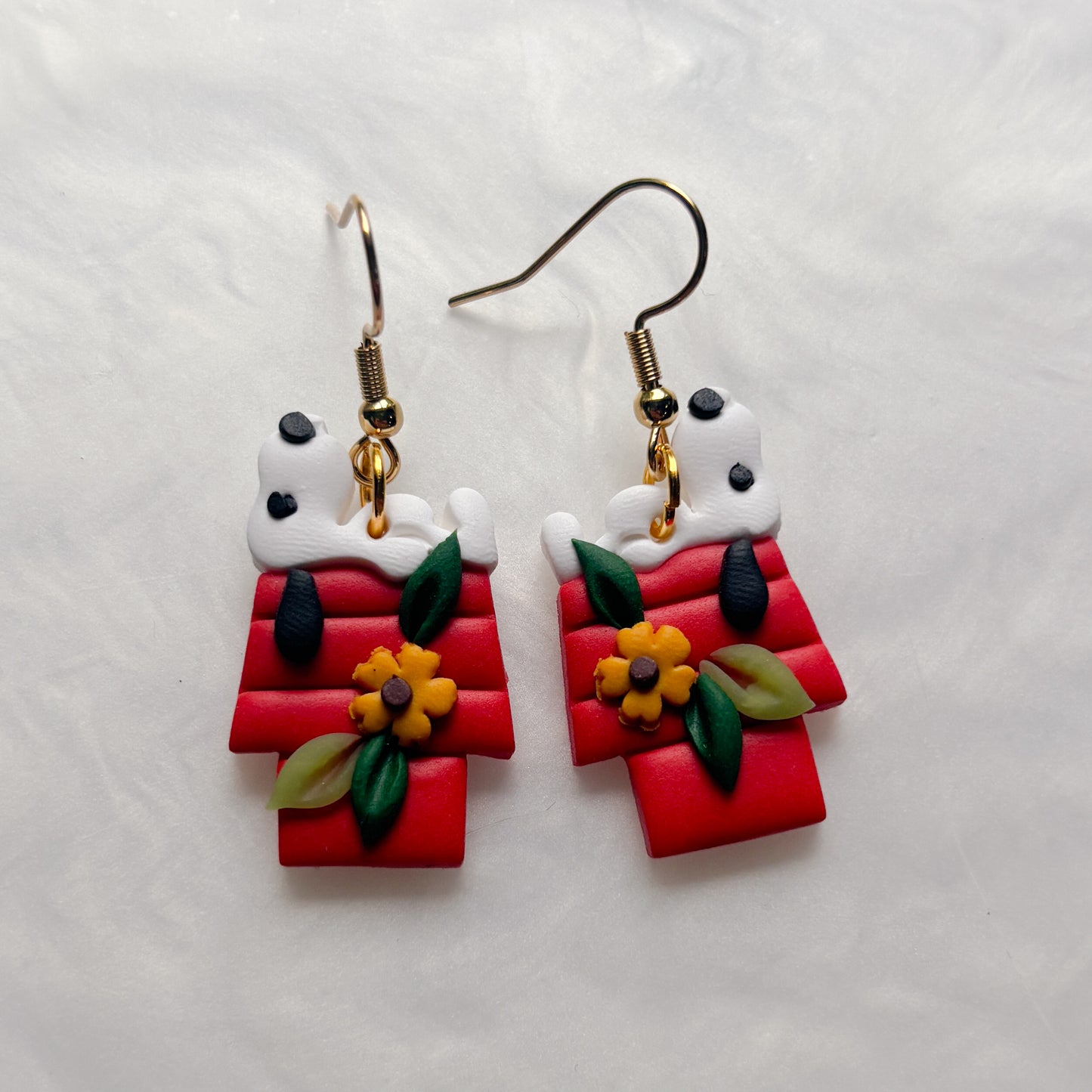 SNOOPY SUNFLOWER EARRINGS