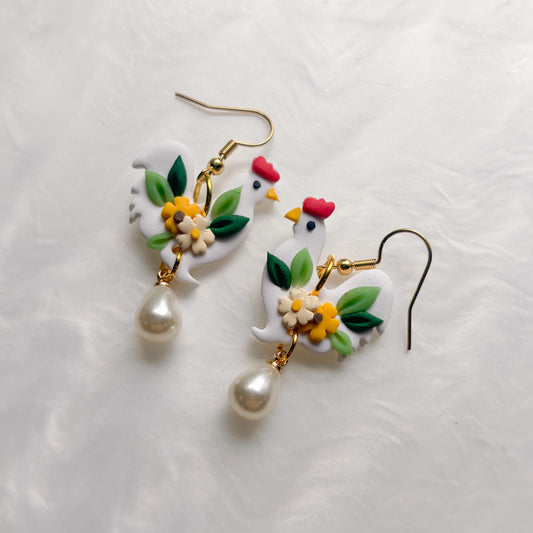 CHICKEN EARRINGS