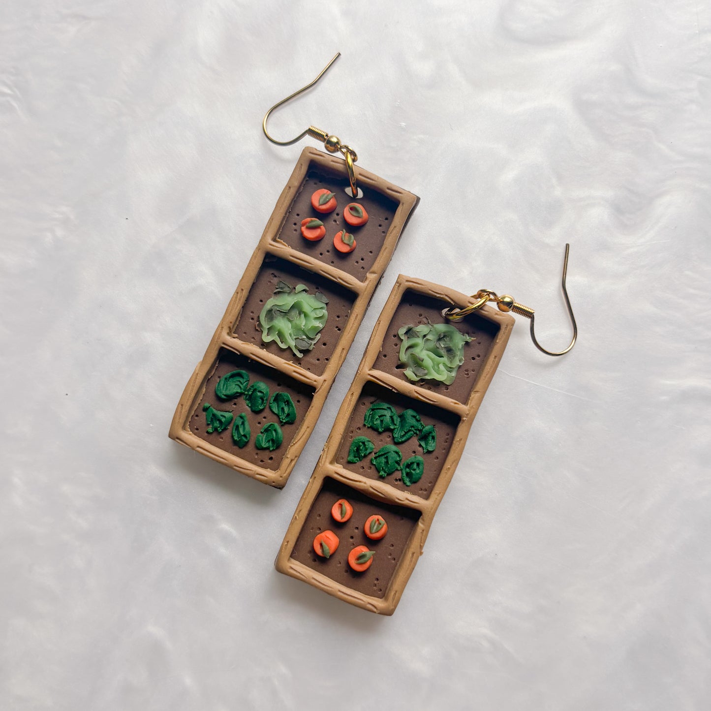 GARDEN VEGGIE BOXES EARRINGS
