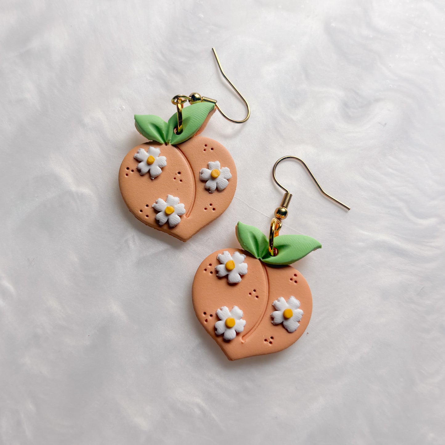 PEACH EARRINGS