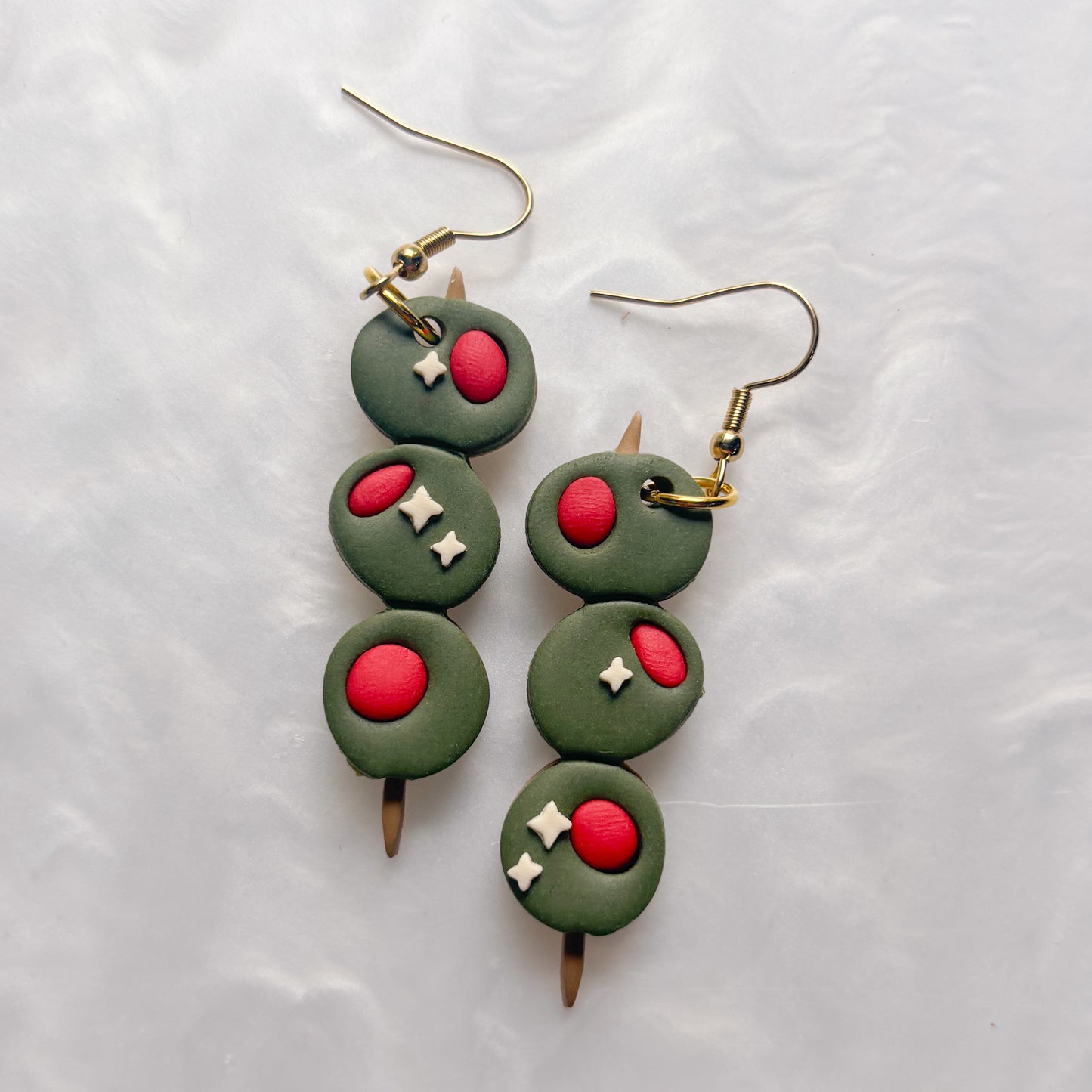 OLIVE SKEWER EARRINGS