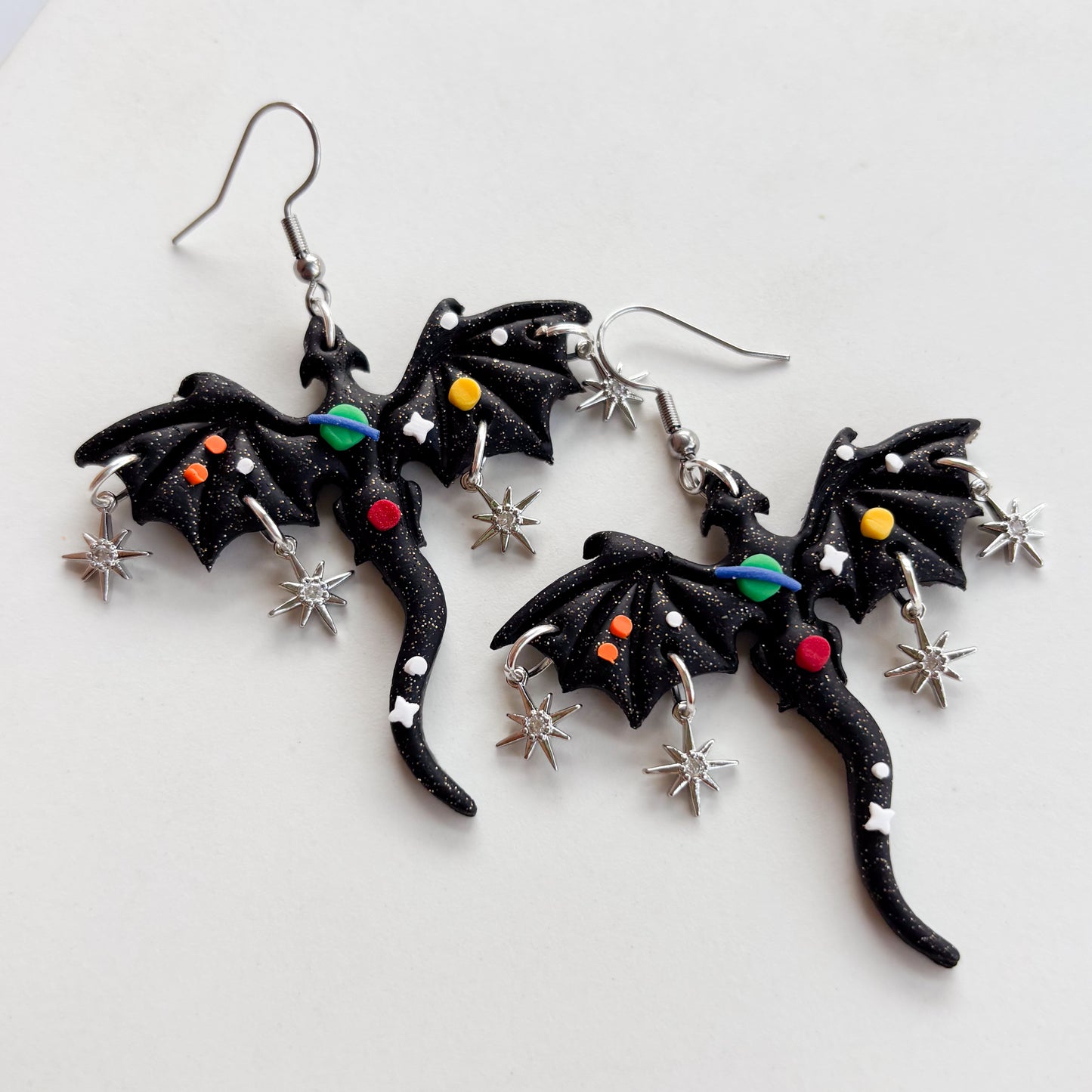SPACE DRAGON EARRINGS