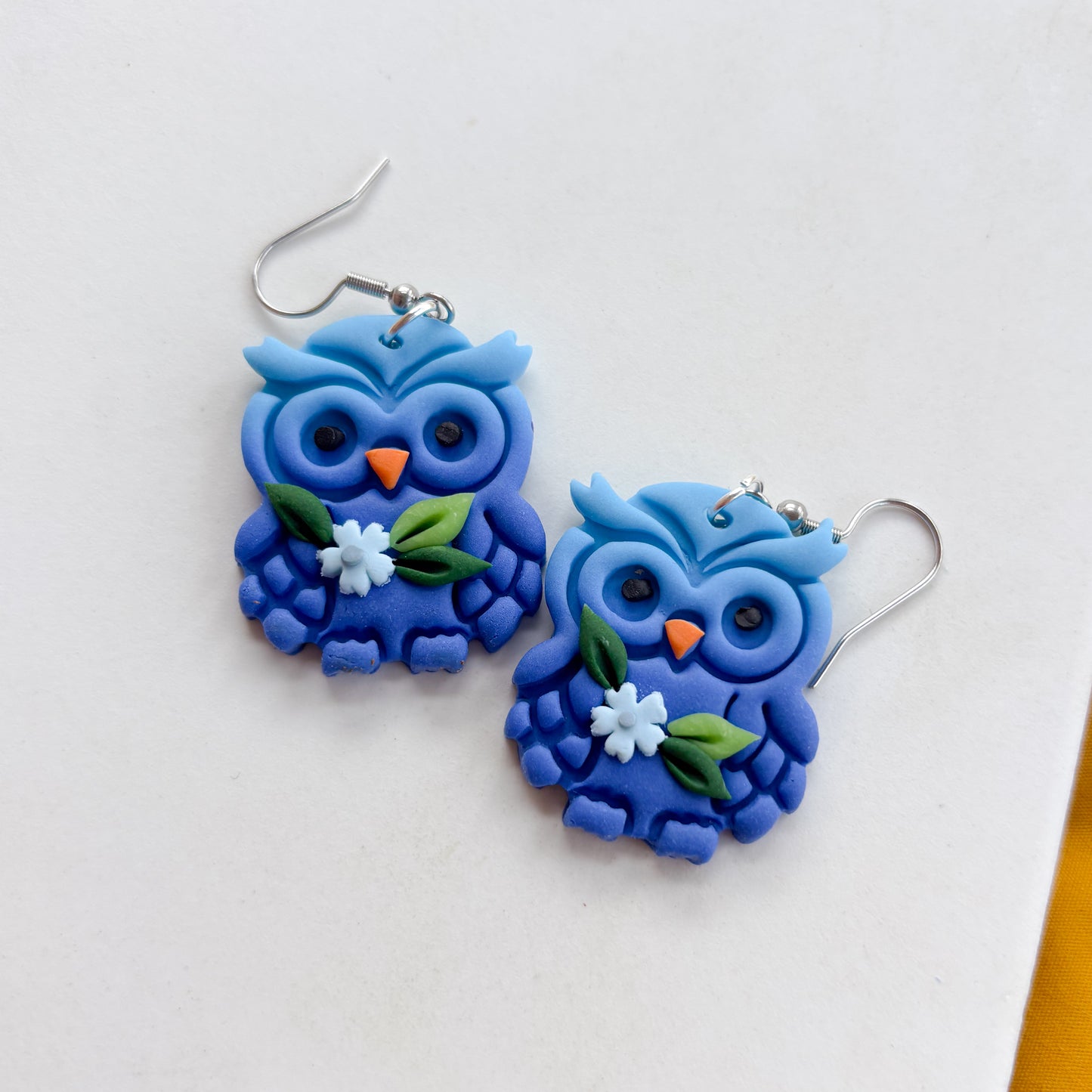 BLUE OWL EARRINGS