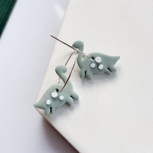 LOCH NESS MONSTER HOOP EARRINGS