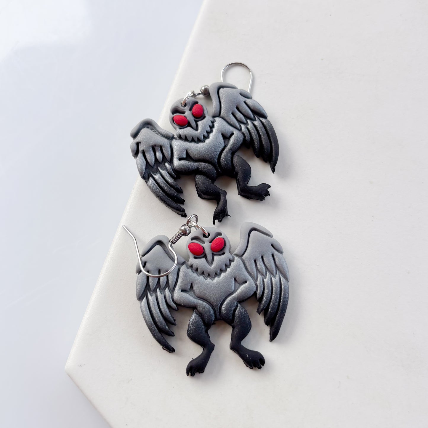MOTHMAN EARRINGS (VERSION 2)