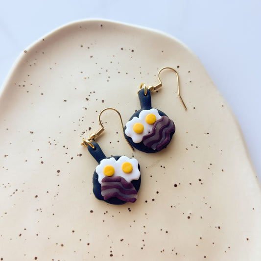 BREAKFAST SKILLET EARRINGS
