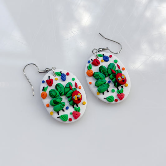 HUNGRY CATERPILLAR EARRINGS