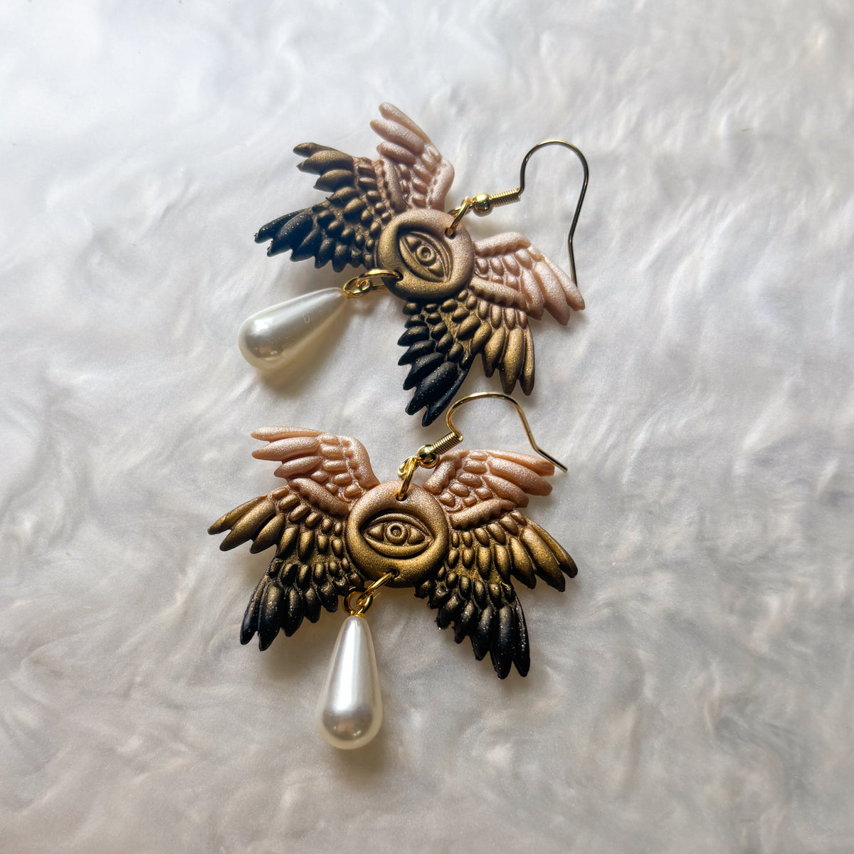 BIBLICALLY ACCURATE BRONZE ANGEL EARRINGS