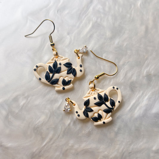 GOTHIC TEAPOT EARRINGS