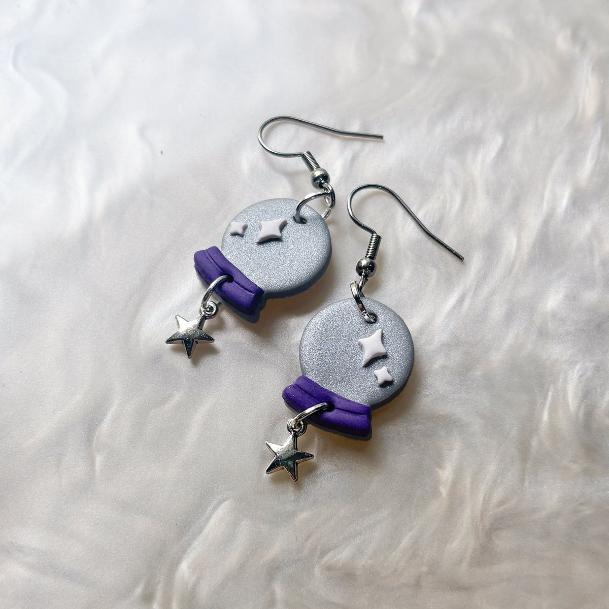 CRYSTAL BALL EARRINGS