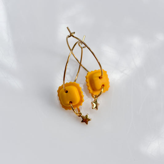 RAVIOLI HOOP EARRINGS