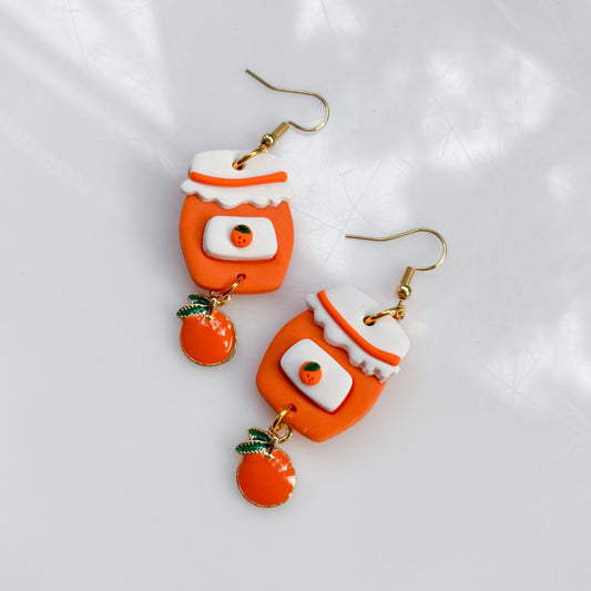 ORANGE MARMALADE EARRINGS