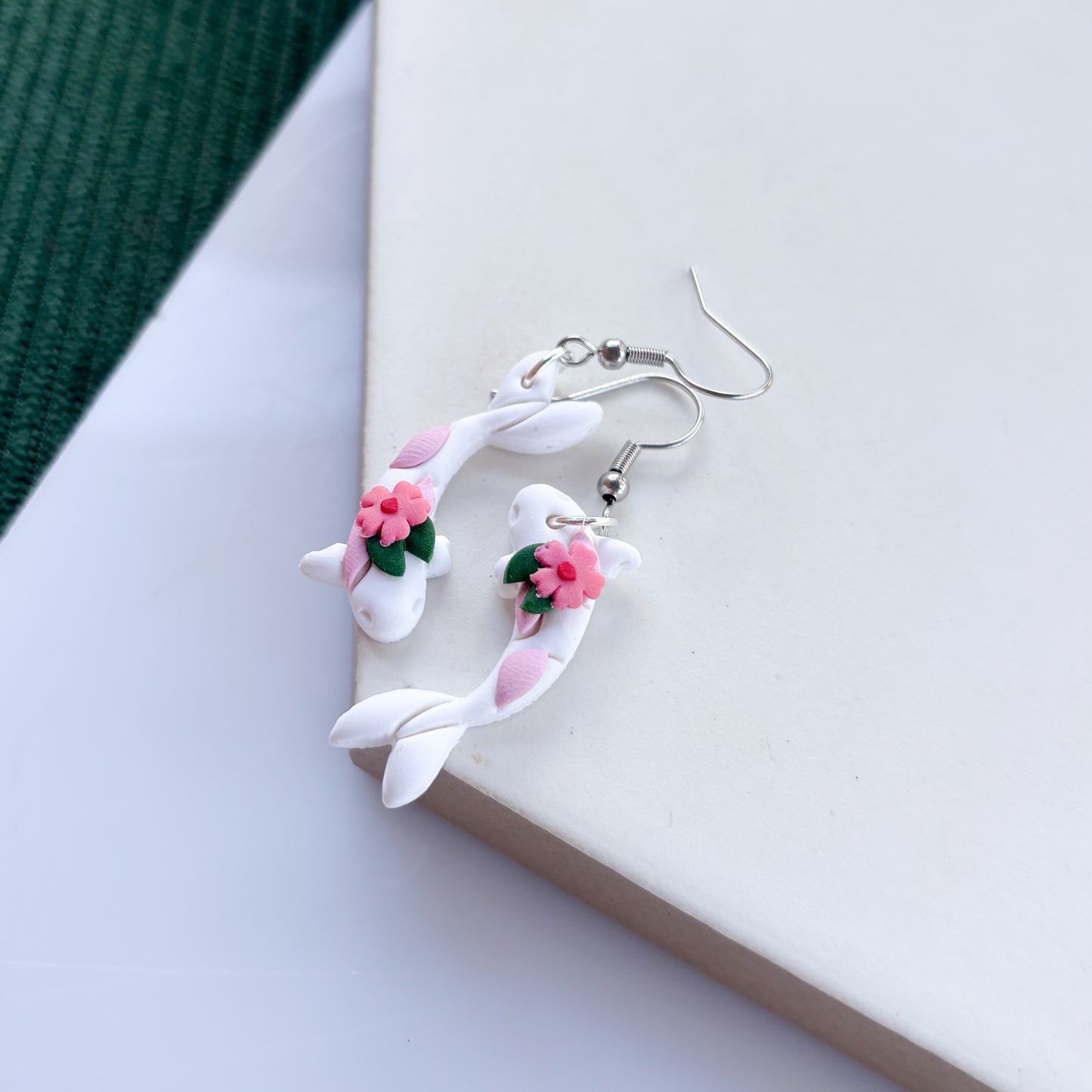 PINK KOI EARRINGS