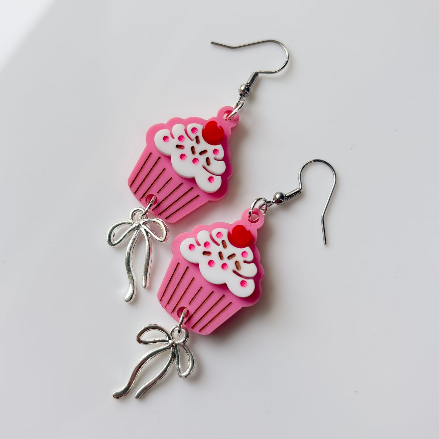 CUPCAKE ACRYLIC EARRINGS