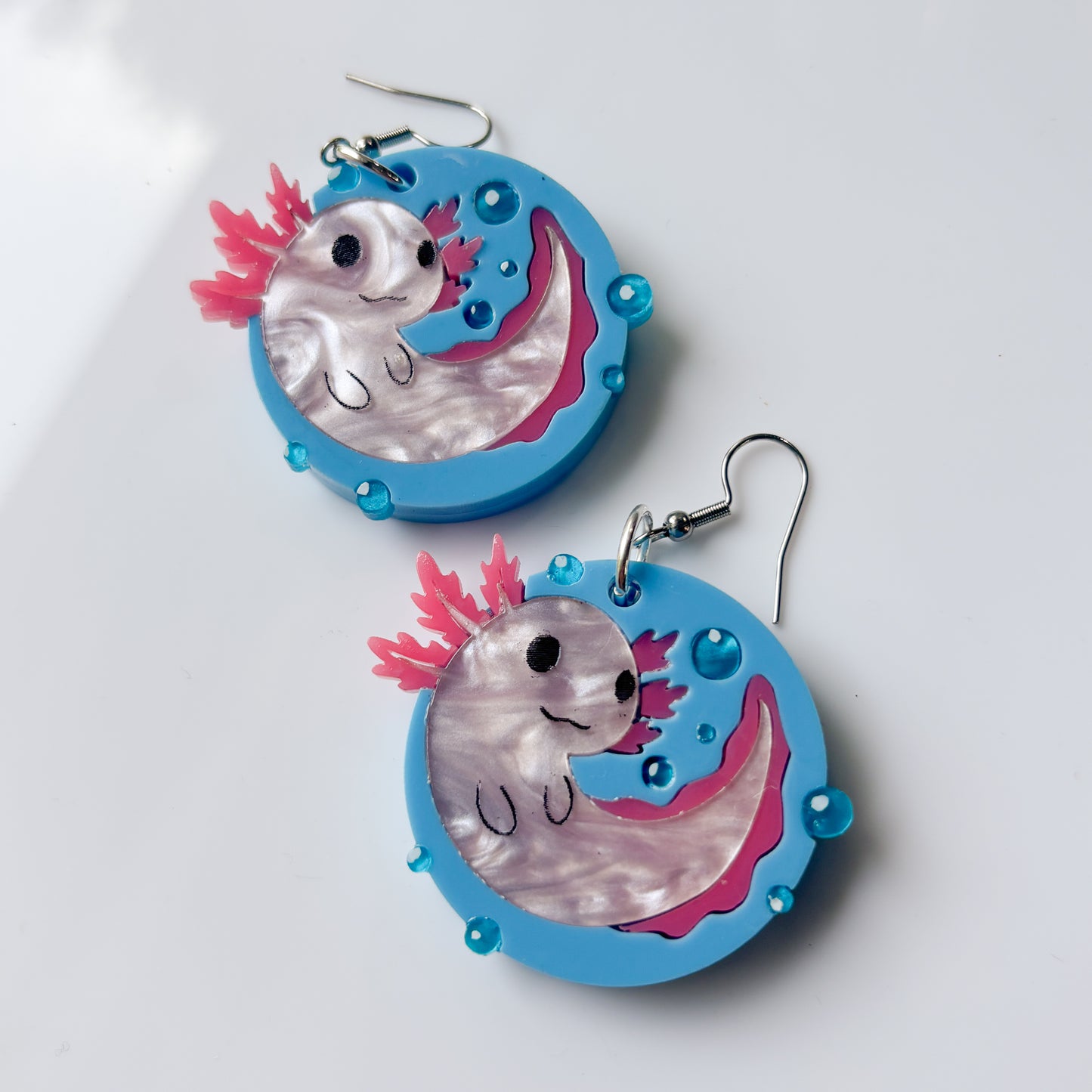 AXOLOTL ACRYLIC EARRINGS