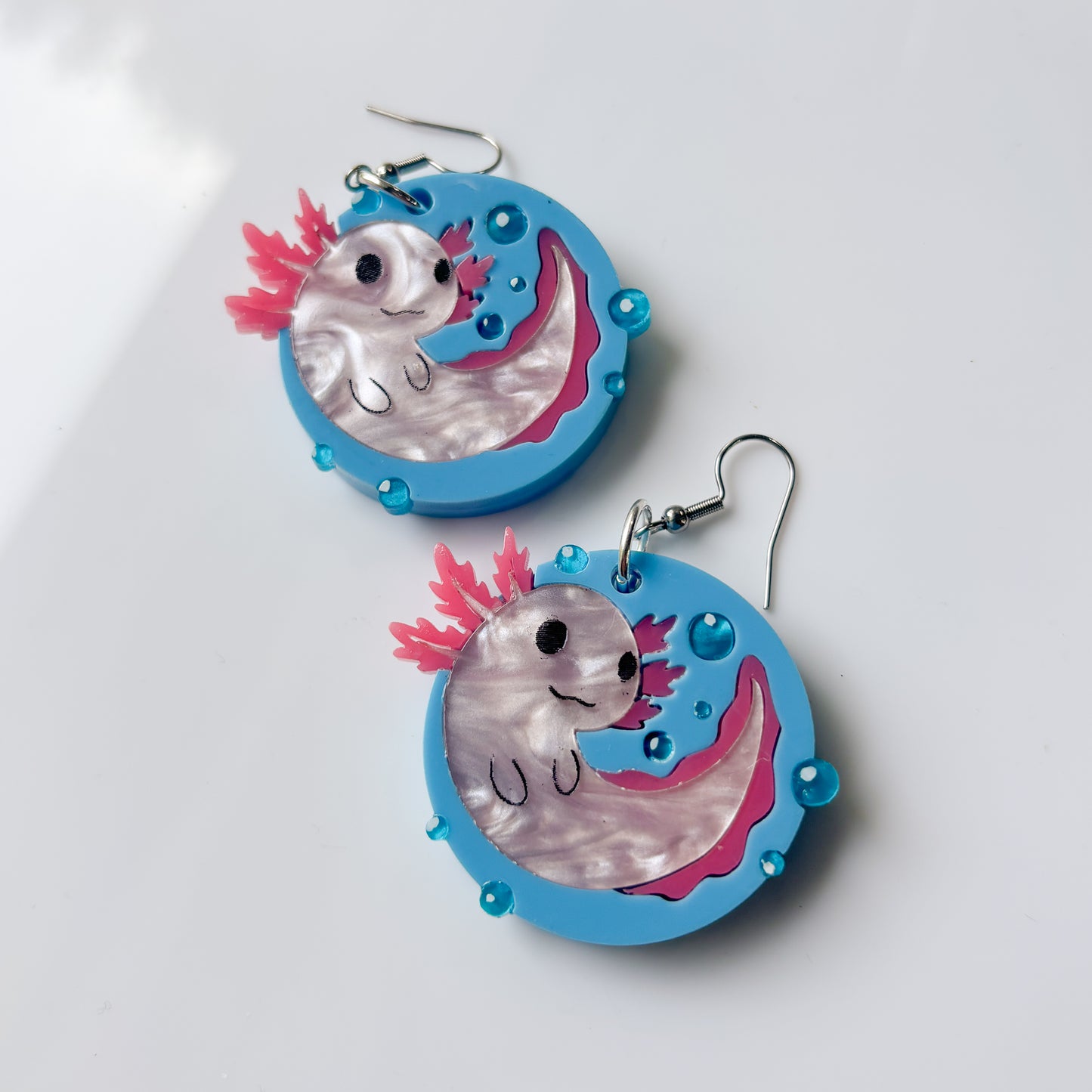 AXOLOTL ACRYLIC EARRINGS