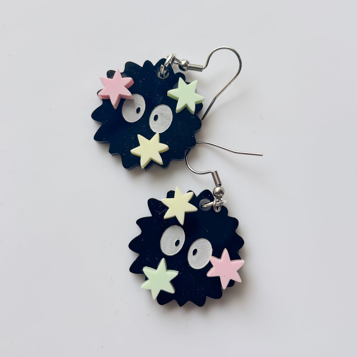 SOOT SPRITE ACRYLIC EARRINGS