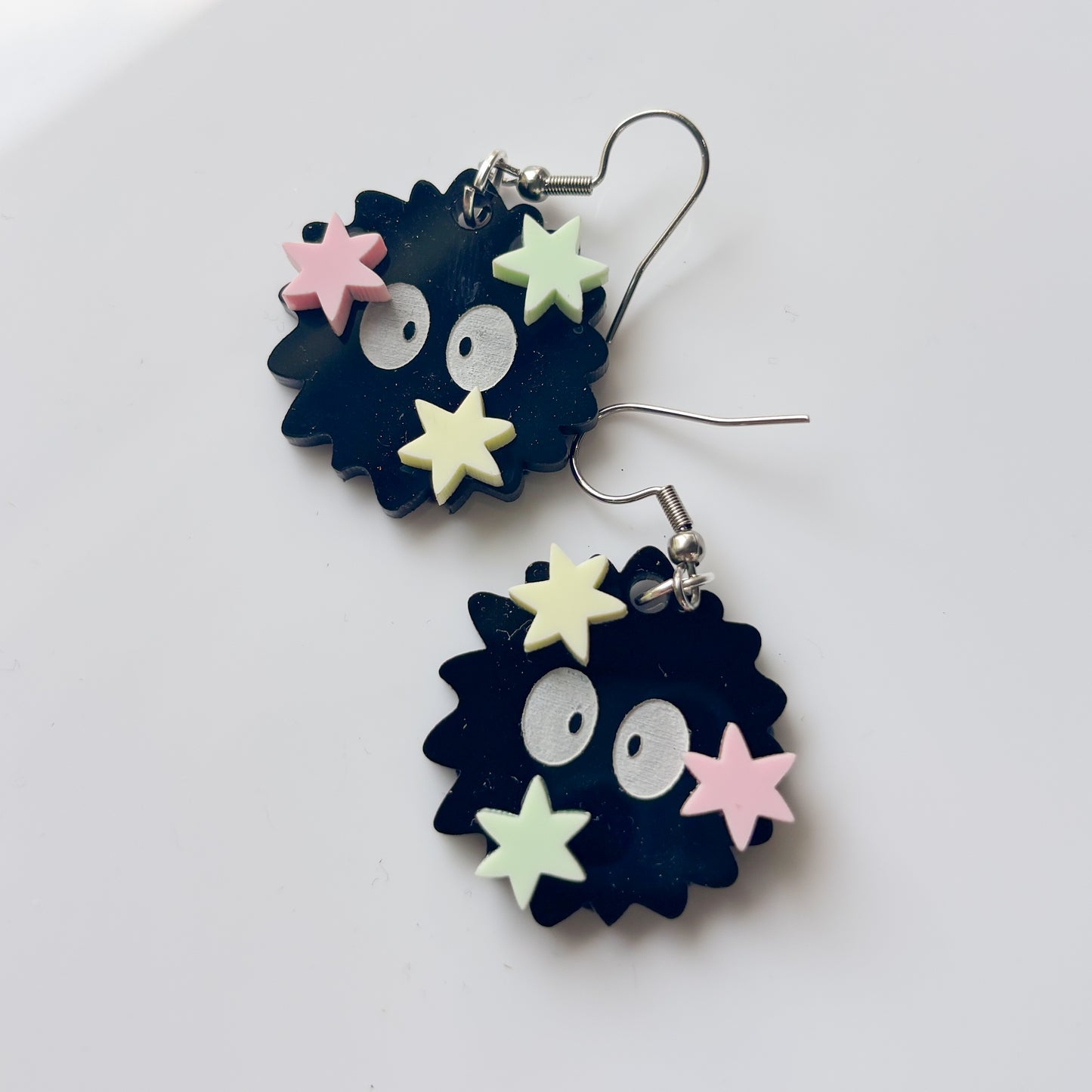 SOOT SPRITE ACRYLIC EARRINGS