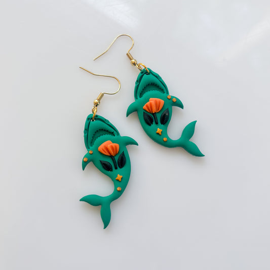 POPPY SHARK EARRINGS