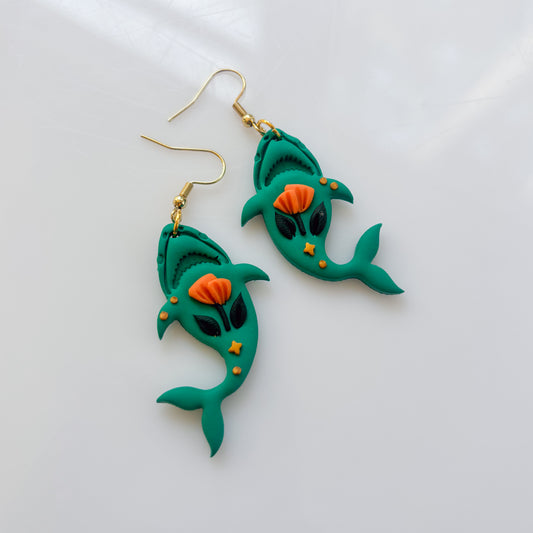 POPPY SHARK EARRINGS